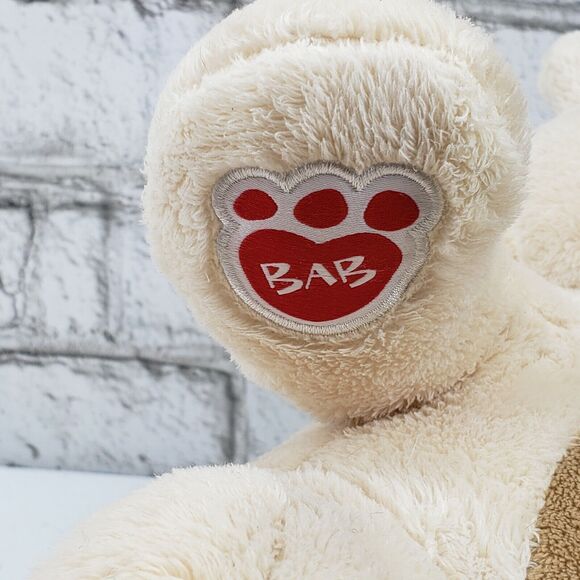Build A Bear Beige Bear Stuffed Animal Plush BAB - Picture 3 of 9